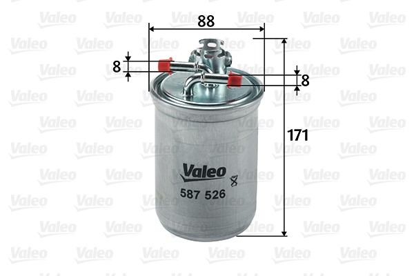Kraftstofffilter VALEO 587526