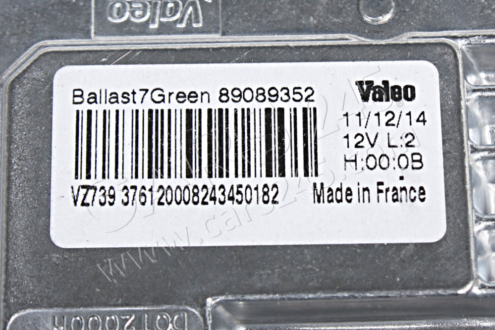 Vorschaltgerät, Gasentladungslampe VALEO 047650 3