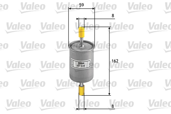 Kraftstofffilter VALEO 587028