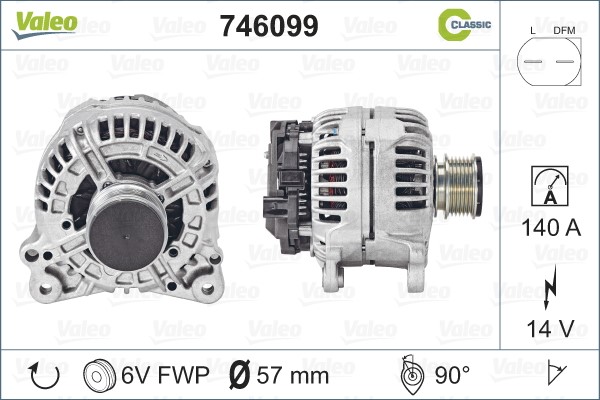Generator VALEO 746099