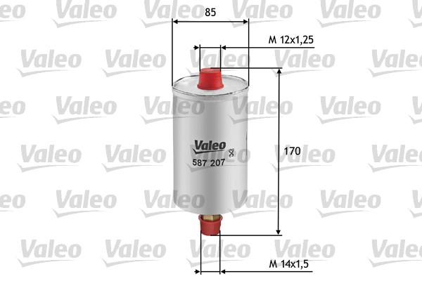 Kraftstofffilter VALEO 587207