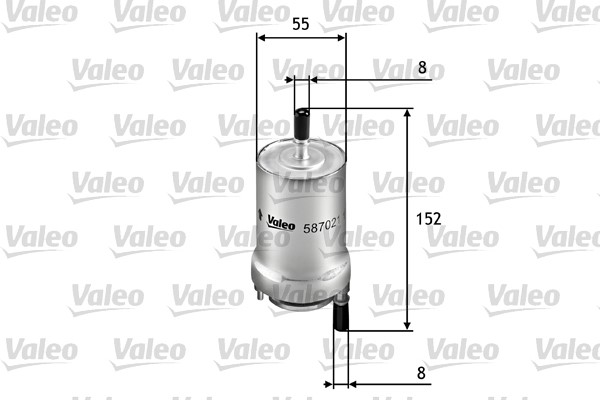 Kraftstofffilter VALEO 587021