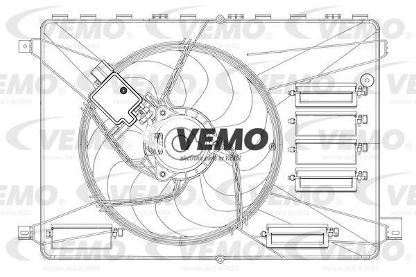 Lüfter, Motorkühlung VEMO V25-01-1563