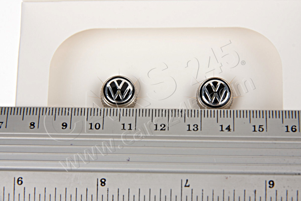 Ventilkappe für Ventileinheit 4 Stück, Messing vernickelt Volkswagen Classic 000071215 2