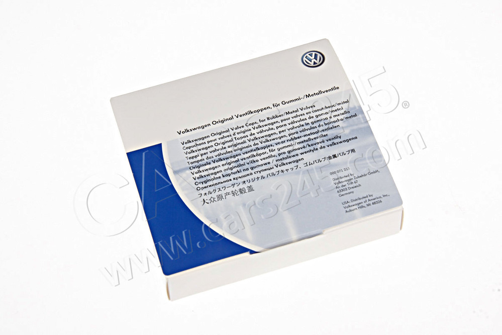 Ventilkappe für Ventileinheit 4 Stück, Messing vernickelt Volkswagen Classic 000071215 3