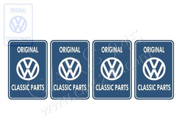 Aufkleberset VW Classic Parts Volkswagen Classic ZCP904313