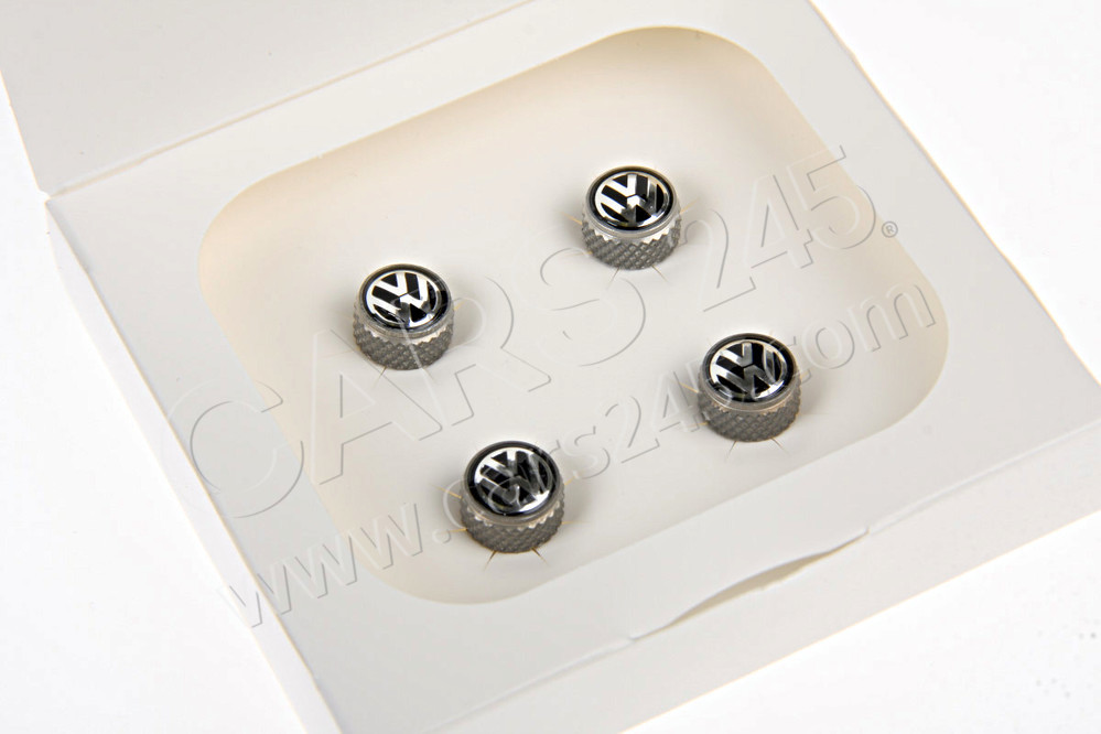 Ventilkappe für Ventileinheit 4 Stück, Aluminium eloxiert Volkswagen Classic 000071215A 2