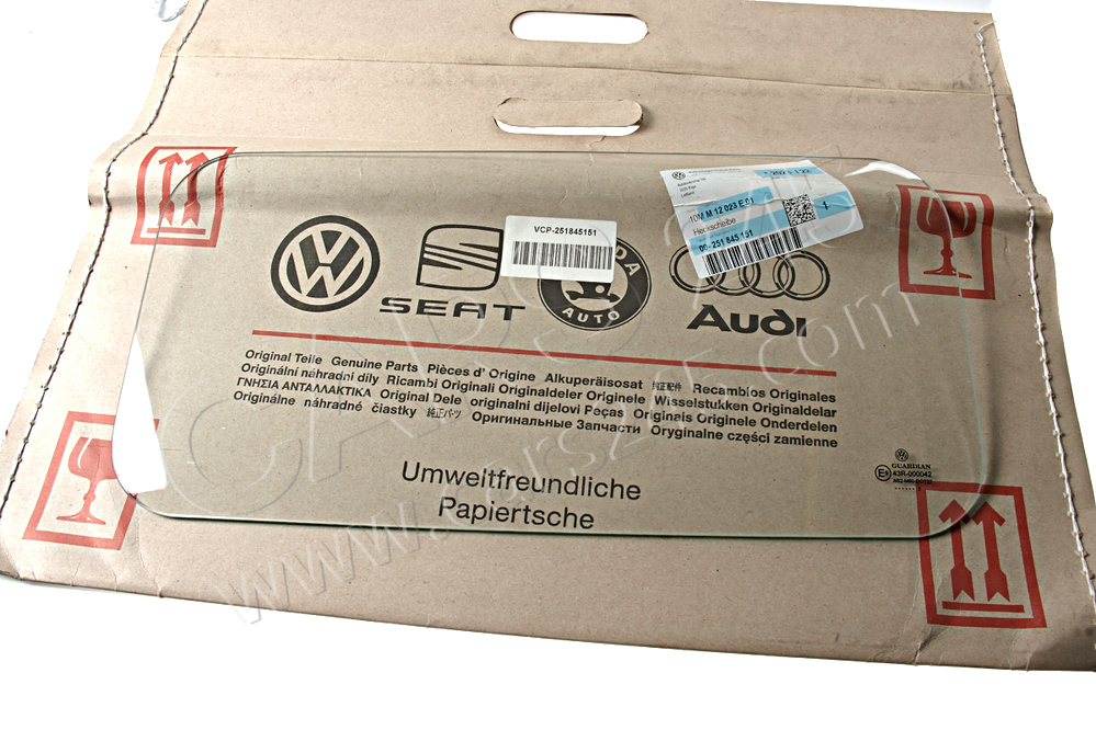 Heckscheibe, feststehend Volkswagen Classic 251845151 3