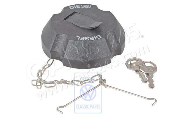 Verschlussdeckel abschliessbar für Kraftstoffbehälter Volkswagen Classic 2TA201551