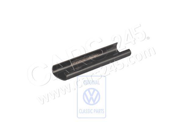 Muffe für Aluminium-Zier- leiste schwarz Volkswagen Classic 155853349