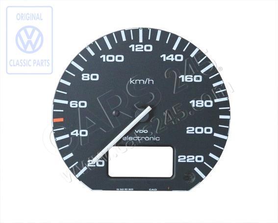 Geschwindigkeitsmesser mit Tageskilometerzähler Volkswagen Classic 701957031AA