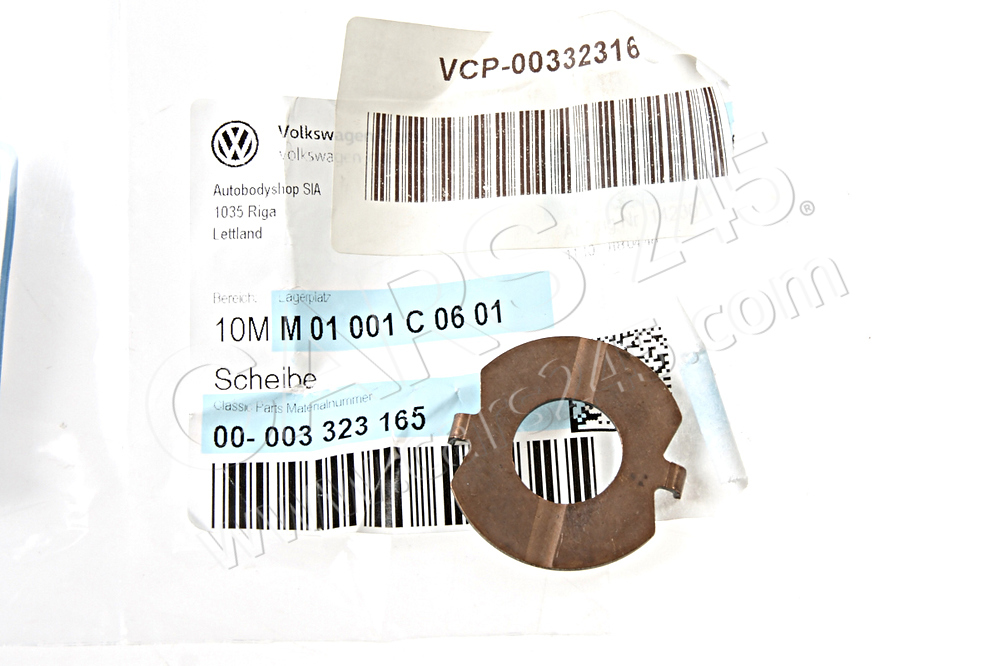 Anlaufscheibe Volkswagen Classic 003323165 3