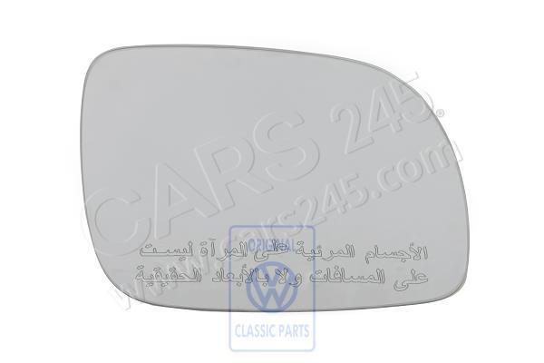 Spiegelglas (konvex) mit Trägerplatte rechts Llkg Volkswagen Classic 6K1857522K