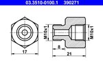 Adapter, Bremsleitung ATE 03.3510-0100.1