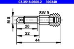 Entlüfterschraube/-ventil ATE 03.3518-0600.2