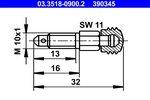 Entlüfterschraube/-ventil ATE 03.3518-0900.2