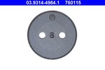 Adapter, Bremssattelkolben-Rückstellwerkzeug ATE 03.9314-4984.1