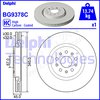 COATED BRAKE DISC (SINGLE) HC DELPHI BG9378C