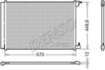 Kondensator, Klimaanlage DENSO DCN17060