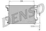 Kondensator, Klimaanlage DENSO DCN21001