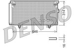 Kondensator, Klimaanlage DENSO DCN36001