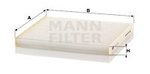 Filter, Innenraumluft MANN-FILTER CU23011