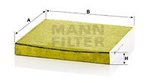 Filter, Innenraumluft MANN-FILTER FP2358