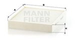 Filter, Innenraumluft MANN-FILTER CU26010