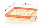 Luftfilter MANN-FILTER C21014