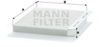 Filter, Innenraumluft MANN-FILTER CU2422