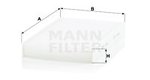 Filter, Innenraumluft MANN-FILTER CU2940