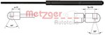 Gasfeder, Motorhaube METZGER 2110420