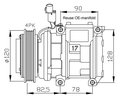 Kompressor, Klimaanlage NRF 32449