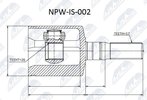 Gelenksatz, Antriebswelle NTY NPW-IS-002
