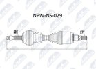 Antriebswelle NTY NPW-NS-029