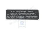 Kennschild Volkswagen Classic 5X0010464Q