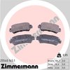 Bremsbelagsatz, Scheibenbremse ZIMMERMANN 255401451